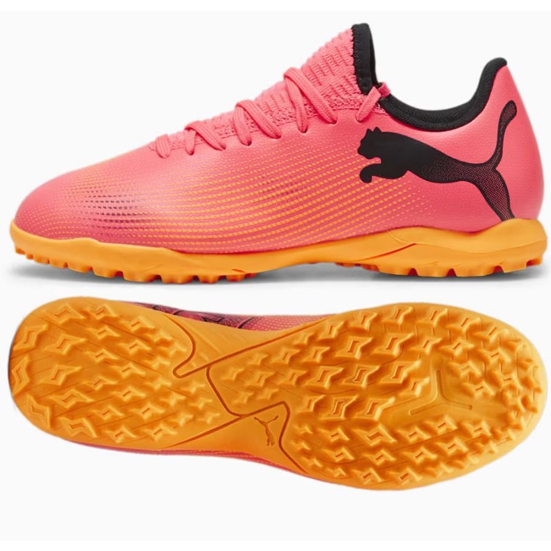 Pantofi de fotbal Puma Future 7 Play Tt Jr 107737-03 roz