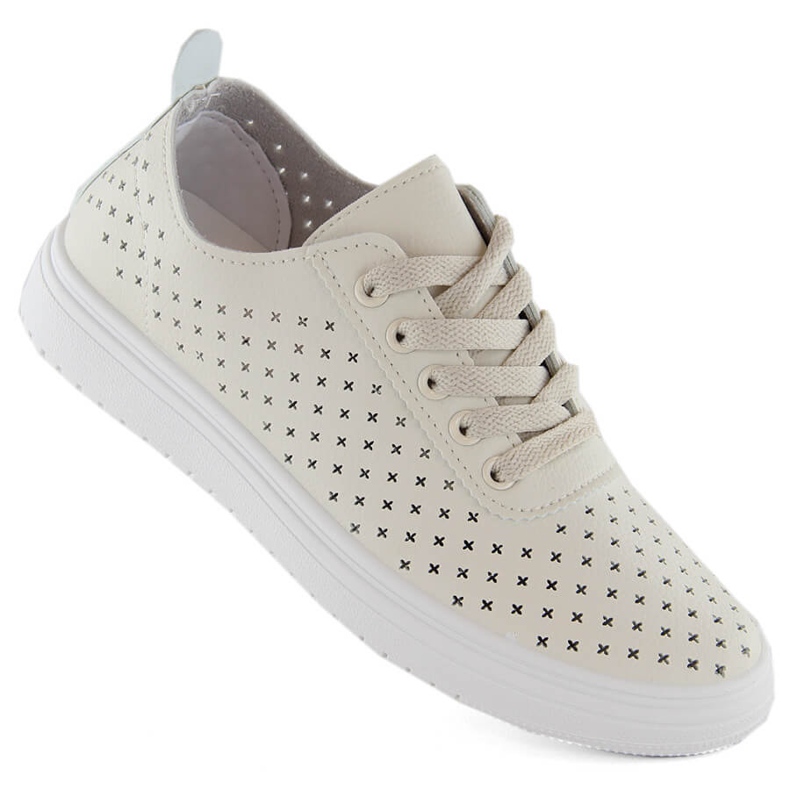 Pantofi sport dama ajurati, bej Sabatina 0819 Pantofi sport dama ajurati, bej Sabatina 0819