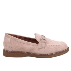 Mocasini de dama Vaux Khaki bej Mocasini de dama Vaux Khaki bej