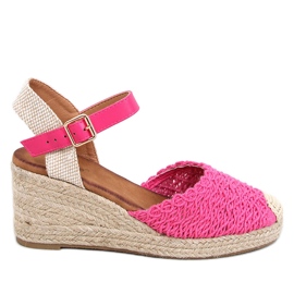 Sandale tip espadrile Morelli Fuchsia roz