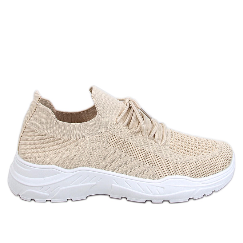 Pantofi sport cu șosete Jaussa Beige bej Pantofi sport cu șosete Jaussa Beige bej