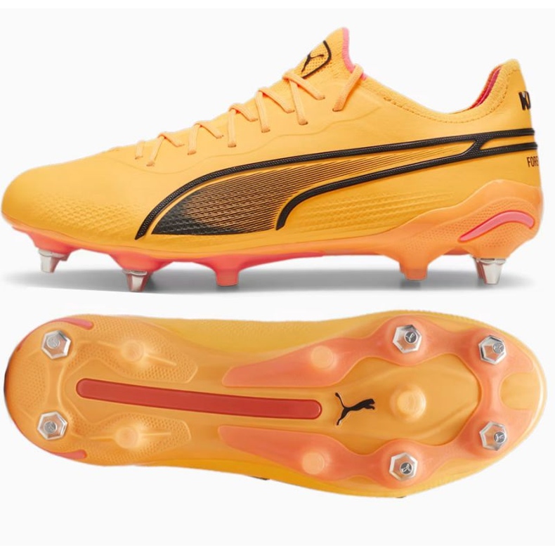 Pantofi Puma King Ultimate MxSG 107562 04 portocale Pantofi Puma King Ultimate MxSG 107562 04 portocale