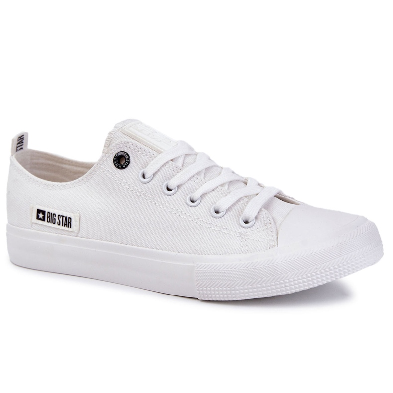 Big Star Adidaje cu material scăzut pentru bărbați Star Big KK174006 White alb