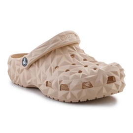 Slapi Crocs Classic Geometric Clog 209563-2DS bej Slapi Crocs Classic Geometric Clog 209563-2DS bej