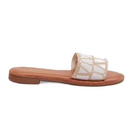 Flip-flops Damă Cu Toc Plat Bej Traivea Flip-flops Damă Cu Toc Plat Bej Traivea