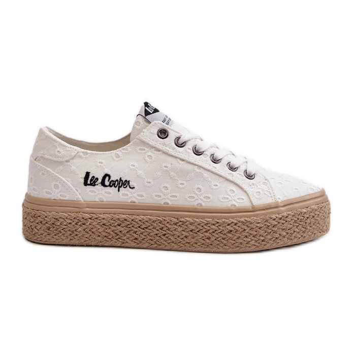 Pantofi De Damă De Dantela Cu Impletitură Lee Cooper LCW-24-44-2425 Alb
