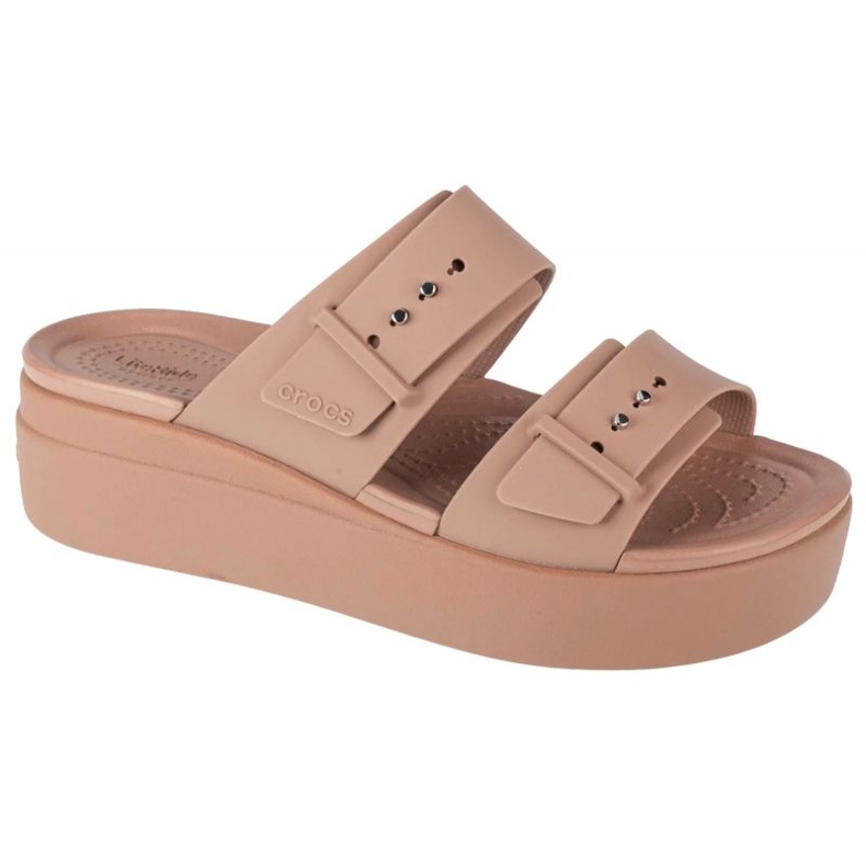 Sandale Crocs Brooklyn Low Wedge 207431-2Q9 bej
