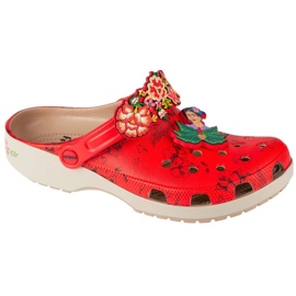 Crocs Saboți clasici Frida Kahlo Classic Clog 209450-2Y2 roșu