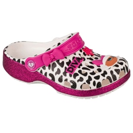 Crocs Lol Surprise Diva Girls Classic Clog 209465-100 alb Crocs Lol Surprise Diva Girls Classic Clog 209465-100 alb
