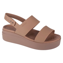 Sandale Crocs Brooklyn Low Wedge 206453-2EL bej
