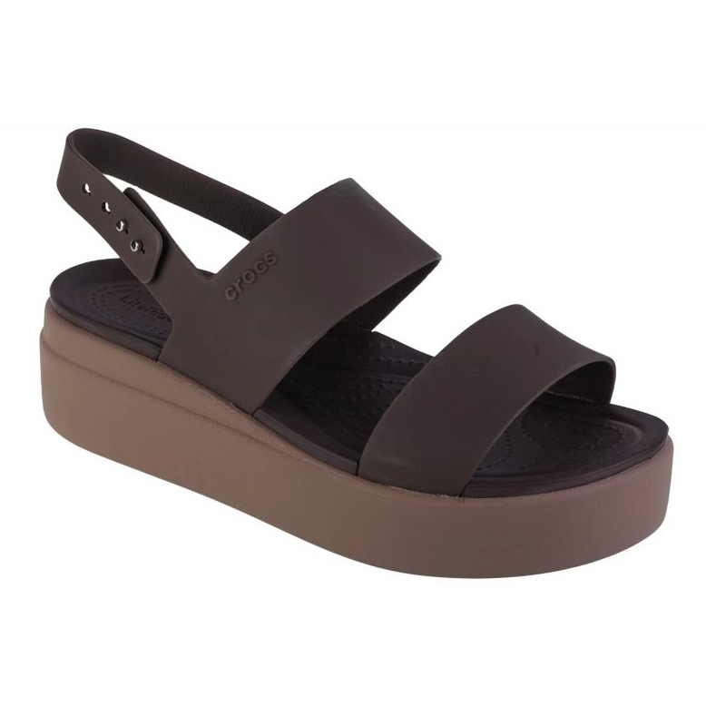 Sandale Crocs Brooklyn Low Wedge 206453-2ZL maro Sandale Crocs Brooklyn Low Wedge 206453-2ZL maro
