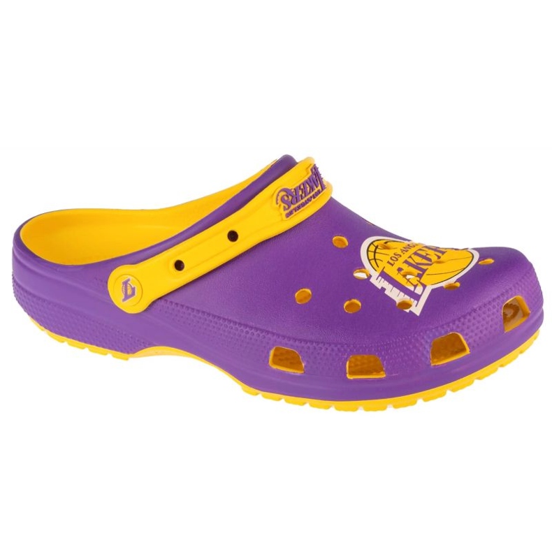 Slapi Crocs Classic Nba La Lakers Clog 208650-75Y violet Slapi Crocs Classic Nba La Lakers Clog 208650-75Y violet