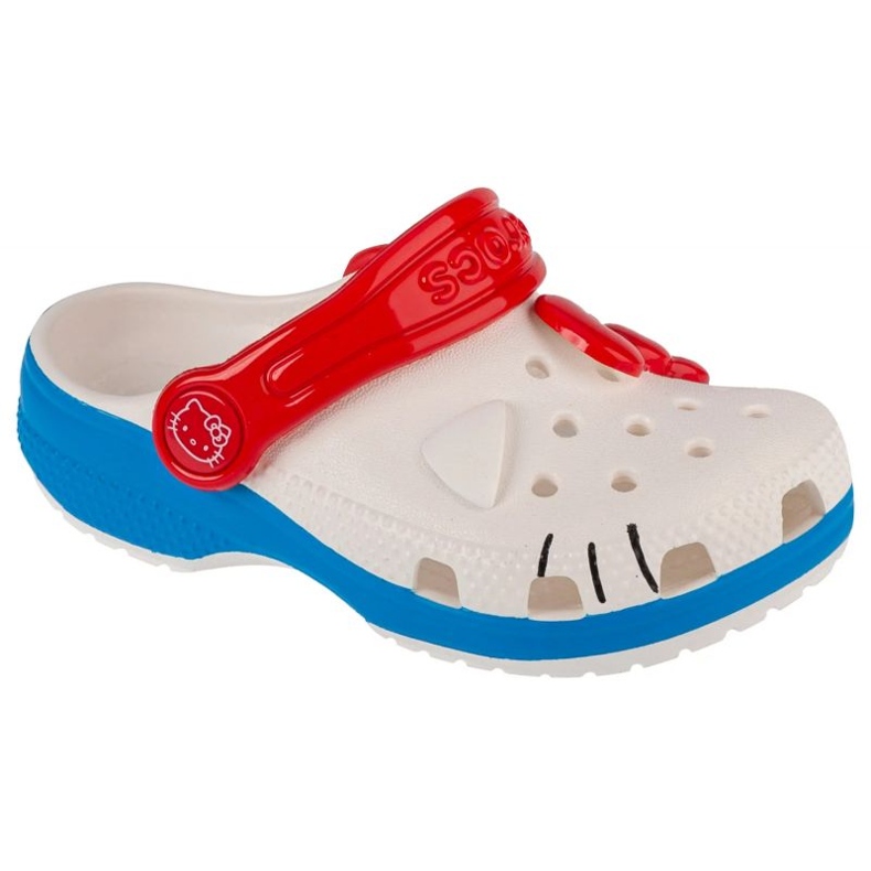 Slapi Crocs Classic Hello Kitty Iam Clog T 209469-100 alb