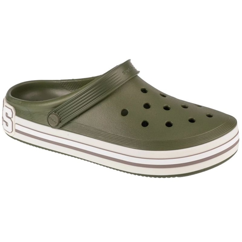 Șlapi Crocs Off Court Logo Clog 209651-309 verde
