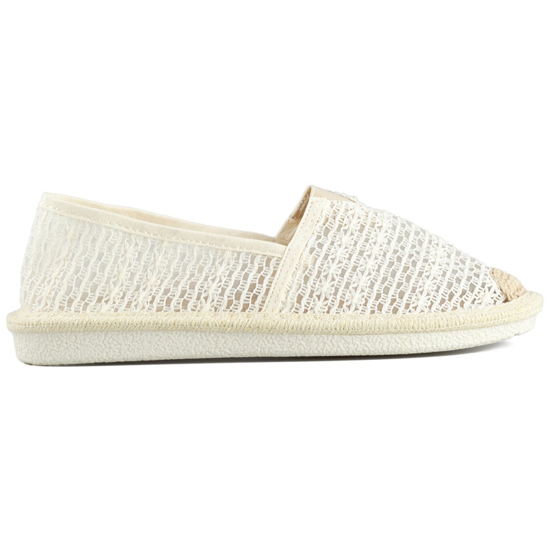 Espadrile din plasă bej, espadrile de damă aerisite Espadrile din plasă bej, espadrile de damă aerisite