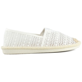 Espadrile cu plasă albă, espadrile de damă aerisite Espadrile cu plasă albă, espadrile de damă aerisite