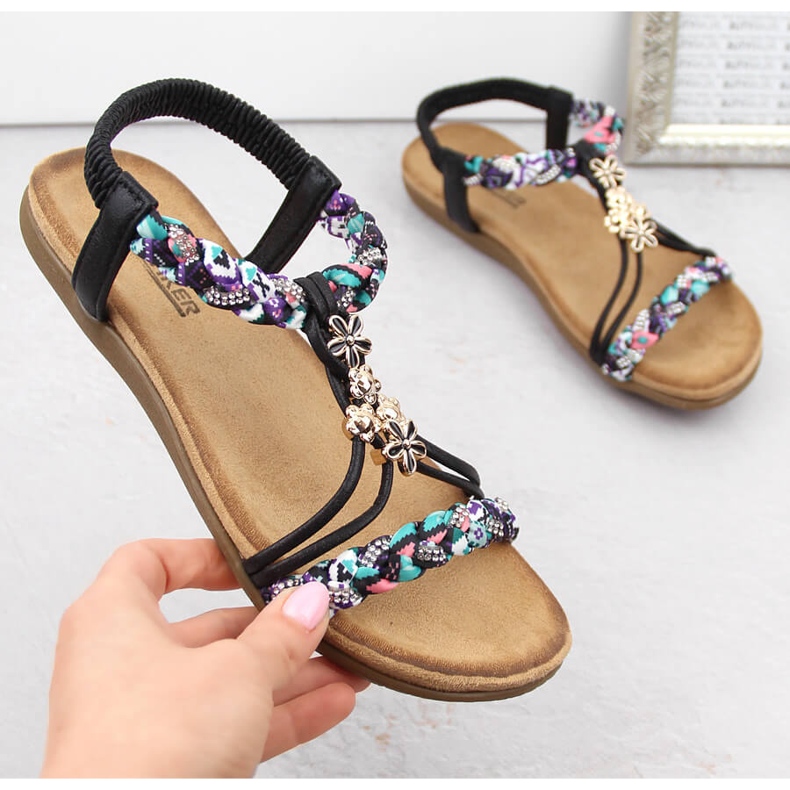 Sandale confortabile pentru damă, negru Artiker 54C1331 Sandale confortabile pentru damă, negru Artiker 54C1331