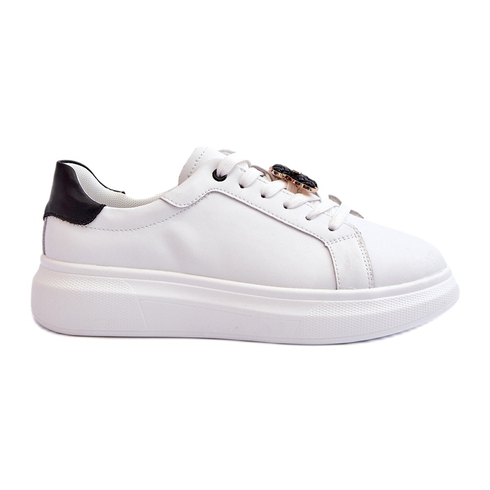 Vinceza Pantofi De Damă Piele Cu Ursuleț, Alb Mirven