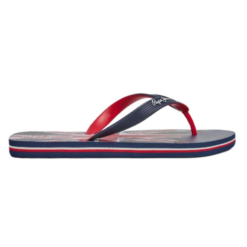 Șlapi Pepe Jeans Hawi Life Union Jack M PMS70148 albastru
