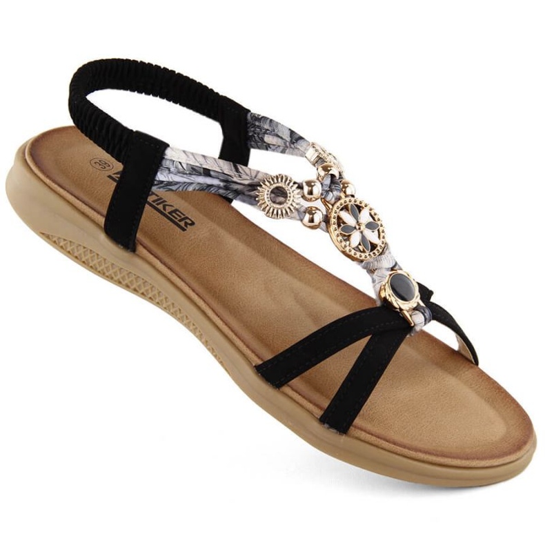 Artiker W HBH75B sandale confortabile, negre negru