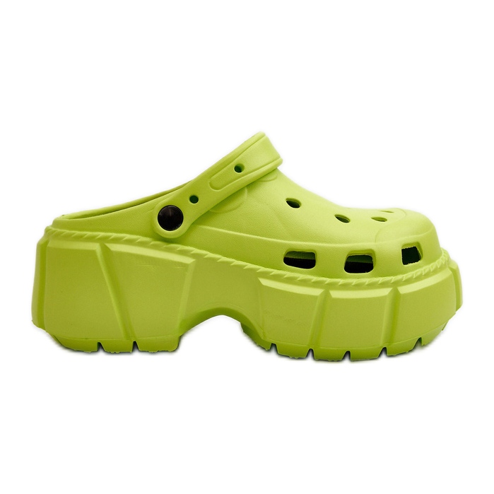 Flip-flops de damă din spumă cu talpă masivă, tei Witima verde