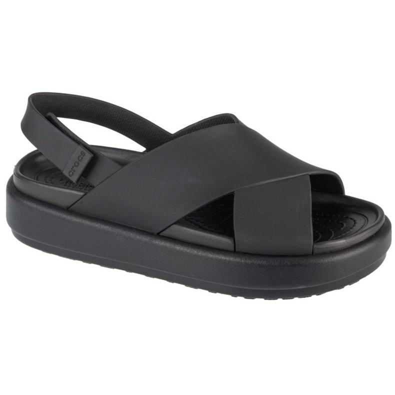 Sandale Crocs Brooklyn Luxe Strap W 209407-060 negru
