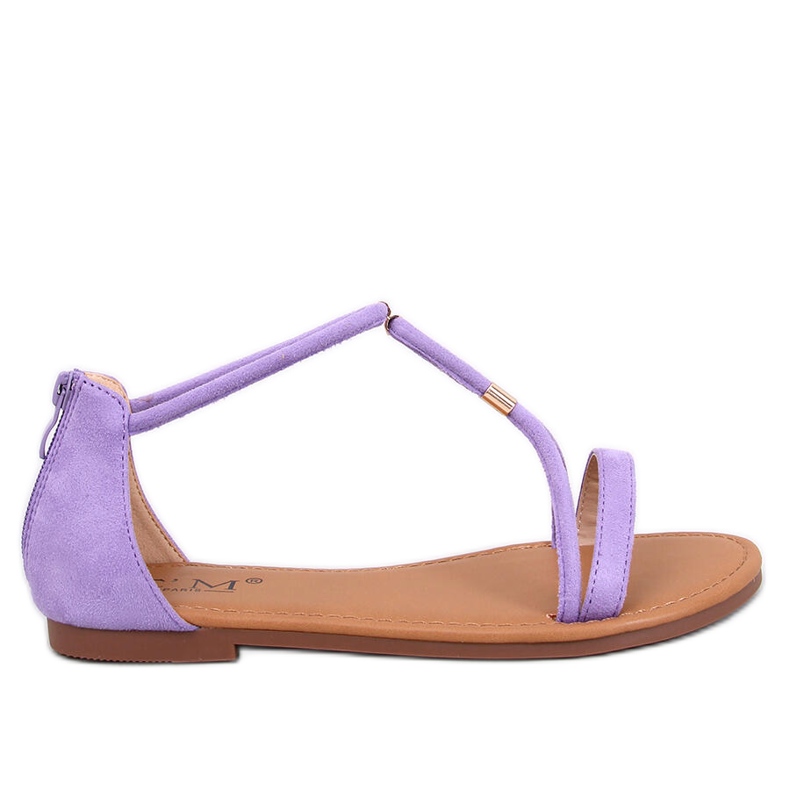 Sandale de damă Leehom Purple din piele intoarsa violet Sandale de damă Leehom Purple din piele intoarsa violet
