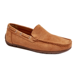 Mocasini pentru bărbați Camel Rayan din piele de căprioară maro Mocasini pentru bărbați Camel Rayan din piele de căprioară maro
