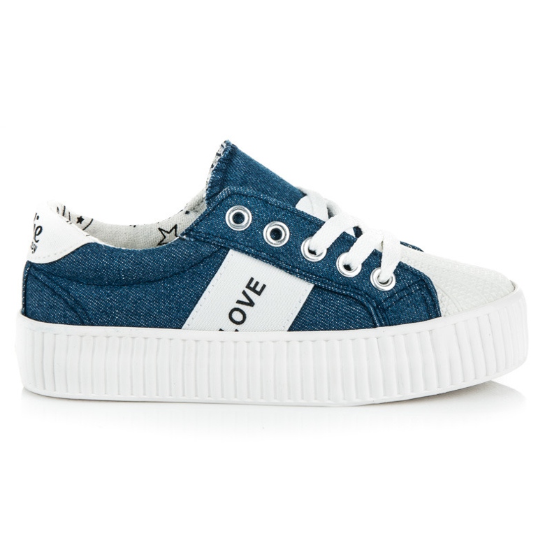Kylie Pantofi de dragoste și pace pentru copii albastru