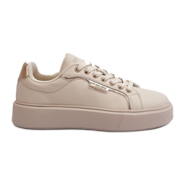 Pantofi de damă Big Star NN274334 Memory Foam System Bej