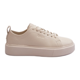 Pantofi de damă ușori Big Star NN274321 Memory Foam System Bej