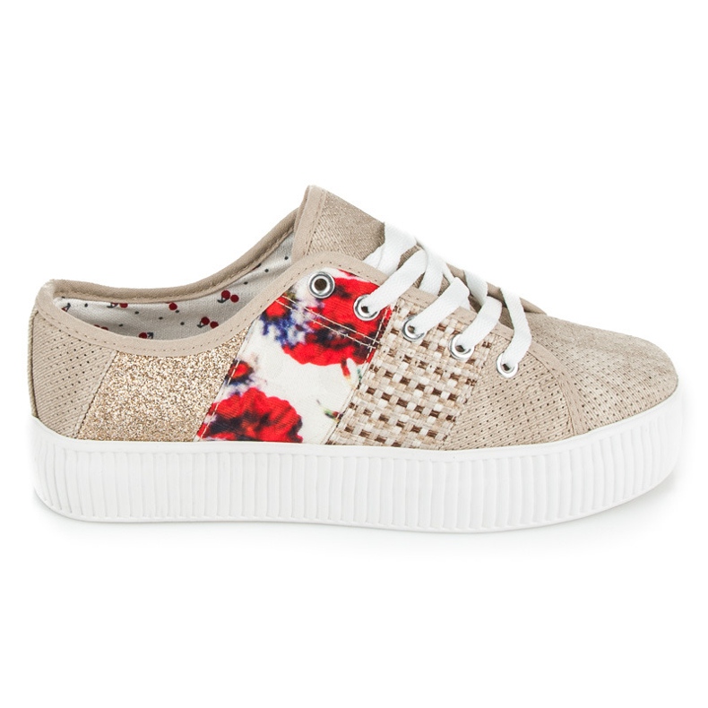 Kylie Adidași de damă pe platformă maro