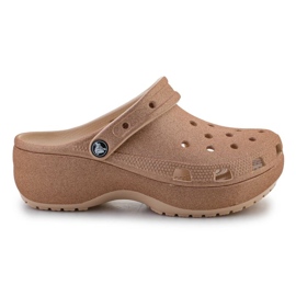 Slapi Crocs Classic Platform Glitter Clog 207241-2DS maro
