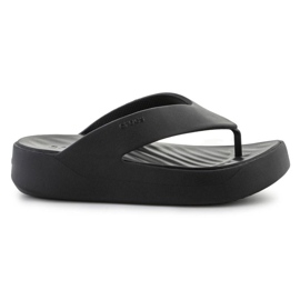Slapi Crocs Getaway Platform Flip Black 209410-001 negru