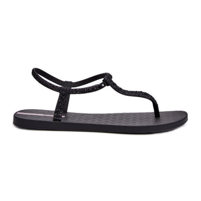 Sandale flip-flop pentru femei cu sclipici 26914 Ipanema Class Brilha Fem Black negru Sandale flip-flop pentru femei cu sclipici 26914 Ipanema Class Brilha Fem Black negru