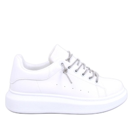 Adidași cu șireturi de cristal Seria ALB/ARGINTIU Adidași cu șireturi de cristal Seria ALB/ARGINTIU