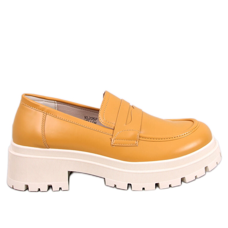 Mocasini cu platforma Dench Yellow galben Mocasini cu platforma Dench Yellow galben