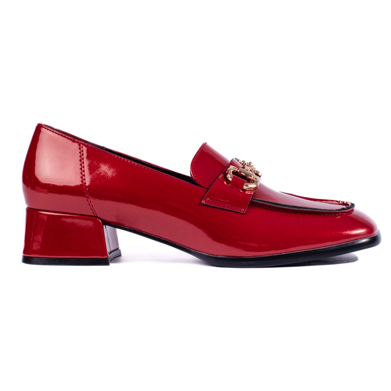 Sergio Leone Mocasini roșii pentru damă roșu Sergio Leone Mocasini roșii pentru damă roșu