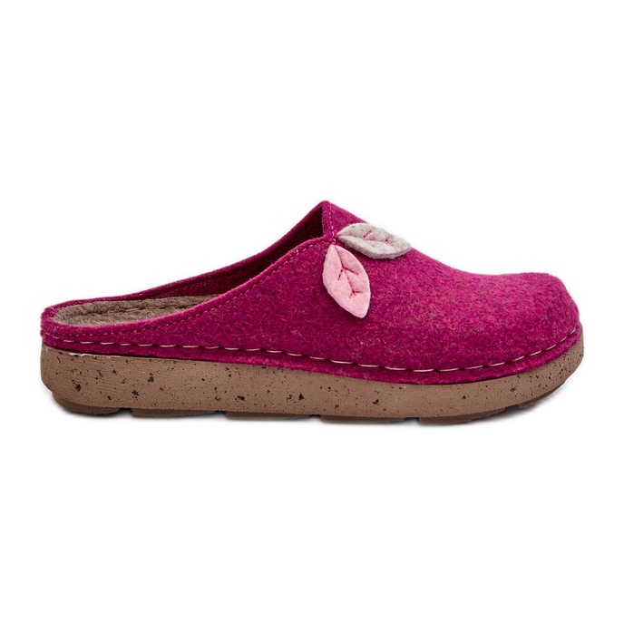 Papuci de damă Inblu din pâslă ED000013 Fuchsia roz Papuci de damă Inblu din pâslă ED000013 Fuchsia roz