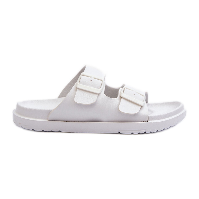 Pantofi de damă, din spumă ușoară, cu catarame Big Star NN274A751 Alb