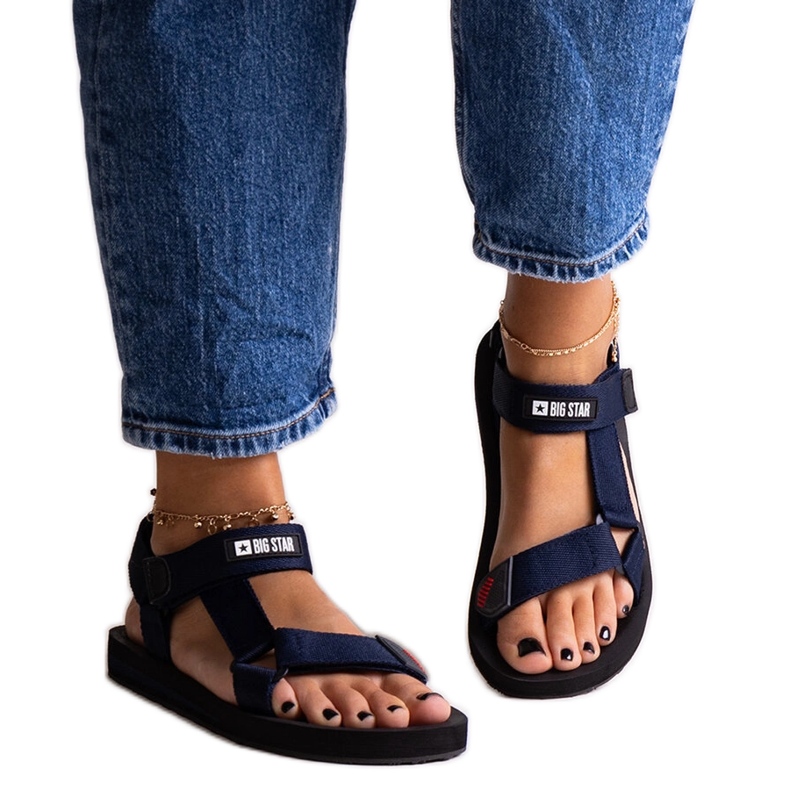 Sandale sport bleumarin Big Star DD274A283 albastru