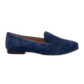 S.Barski Mocasini confortabili din piele intoarsa Albastru Marin Giovana S.Barski Mocasini confortabili din piele intoarsa Albastru Marin Giovana