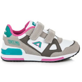 American Club Pantofi sport cu velcro multicolor