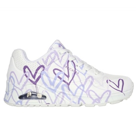 Pantofi Skechers Spread The Love W 155507WLPR alb Pantofi Skechers Spread The Love W 155507WLPR alb