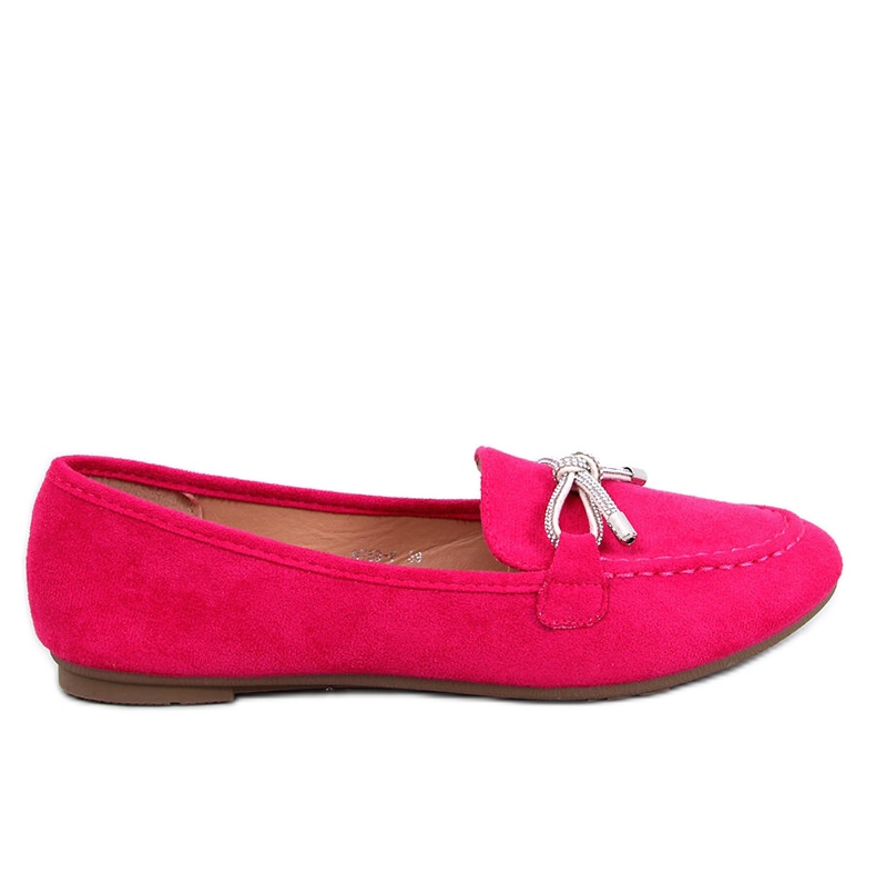 Mocasini Marsoin Fuchsia din piele intoarsa roz Mocasini Marsoin Fuchsia din piele intoarsa roz