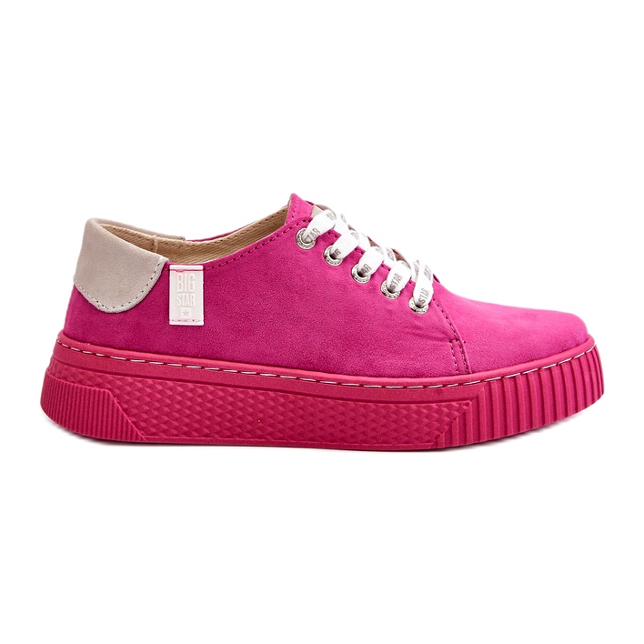 Pantofi de damă cu sistem de spumă cu memorie Big Star NN276004 fucsia roz Pantofi de damă cu sistem de spumă cu memorie Big Star NN276004 fucsia roz