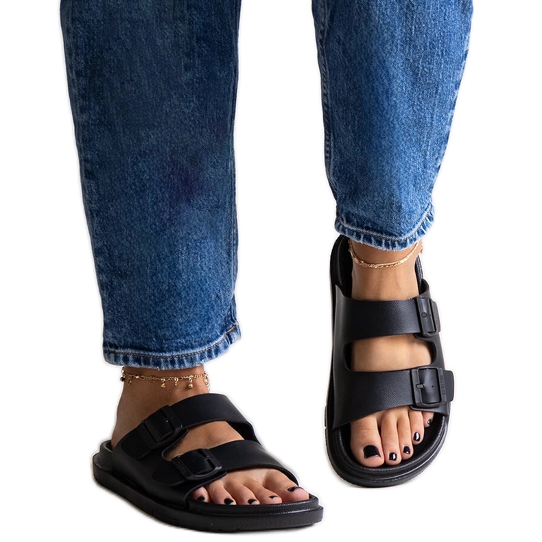 Șlapi Black Big Star NN274A750 negru