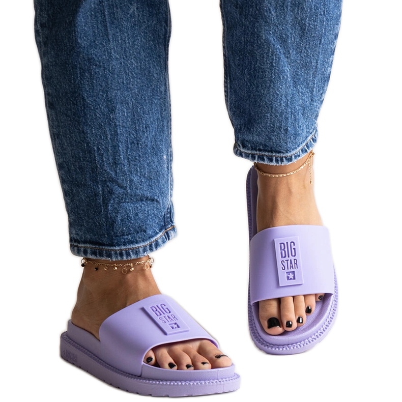 Șlapi Purple Big Star LL274426 violet