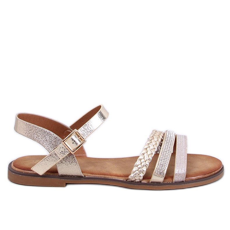 Sandale de dama Pasini Gold de aur