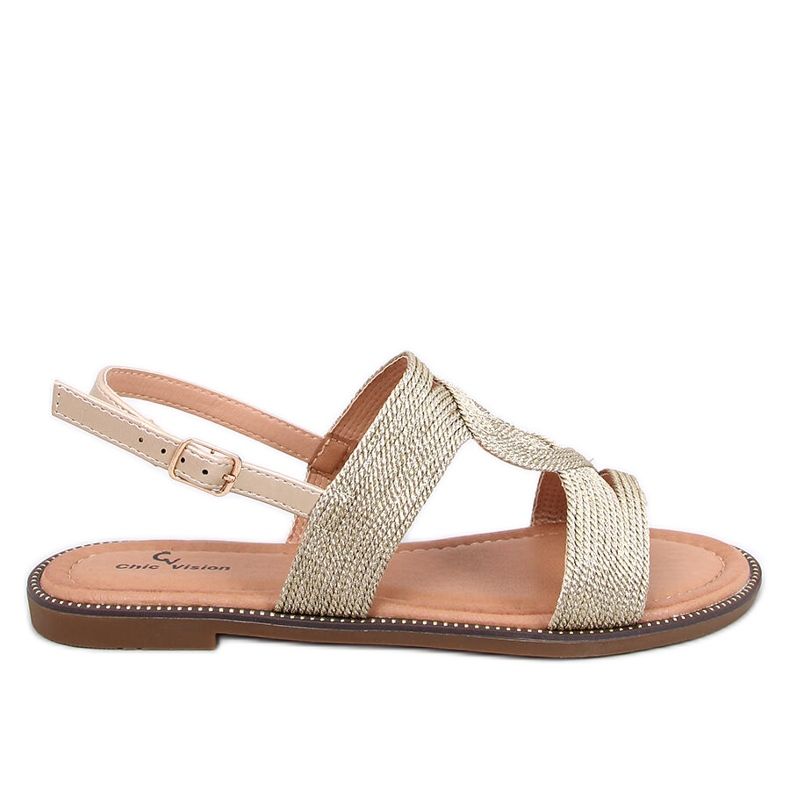 Sandale de dama Vernay Gold de aur